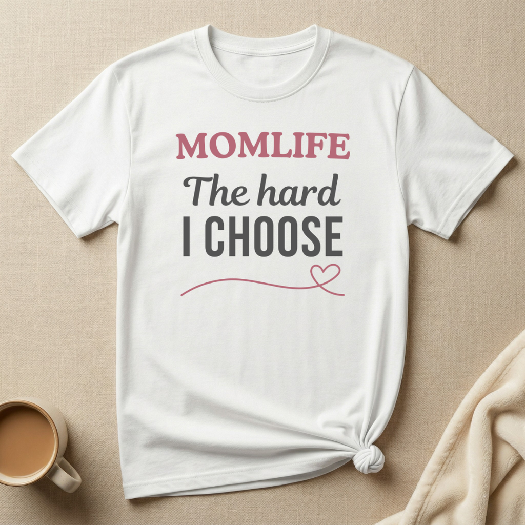 The Hard I Choose – MOMLIFE T-Shirt