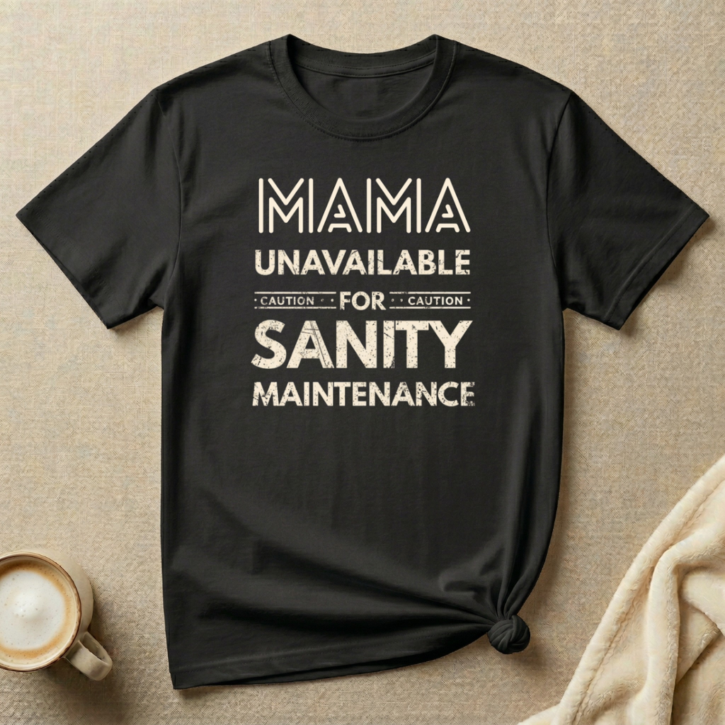 Temporarily Unavailable for Sanity Maintenance – Mom Life T-Shirt
