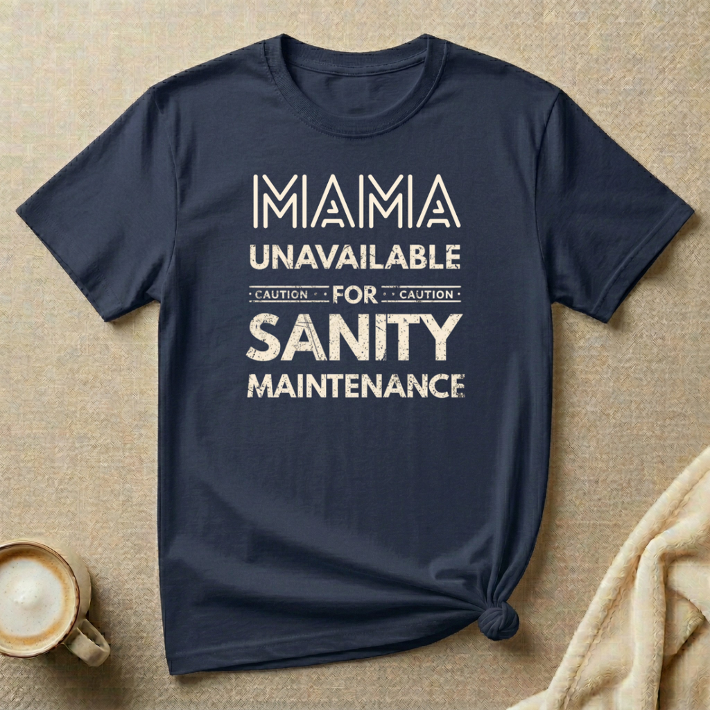 Temporarily Unavailable for Sanity Maintenance – Mom Life T-Shirt
