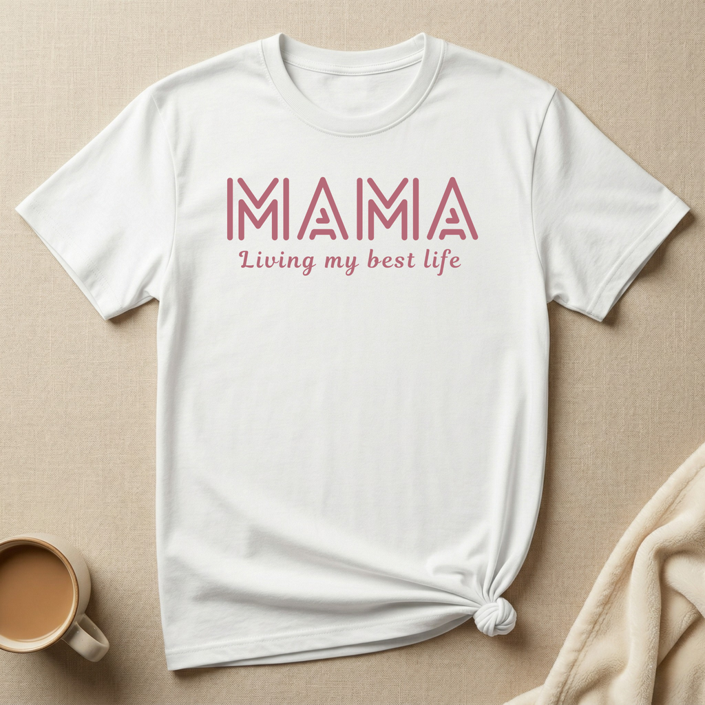 MAMA Living My Best Life T-Shirt