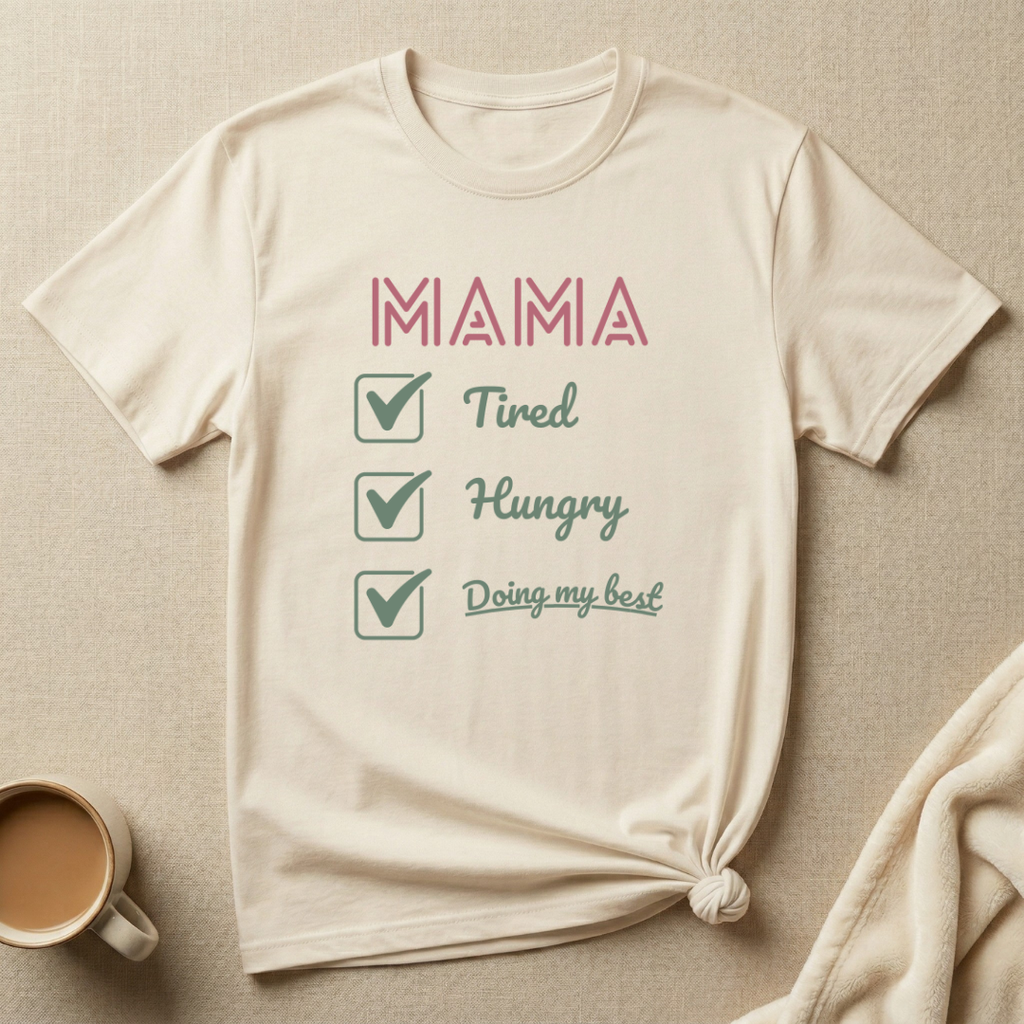 MAMA Checklist Doing my best T-shirt