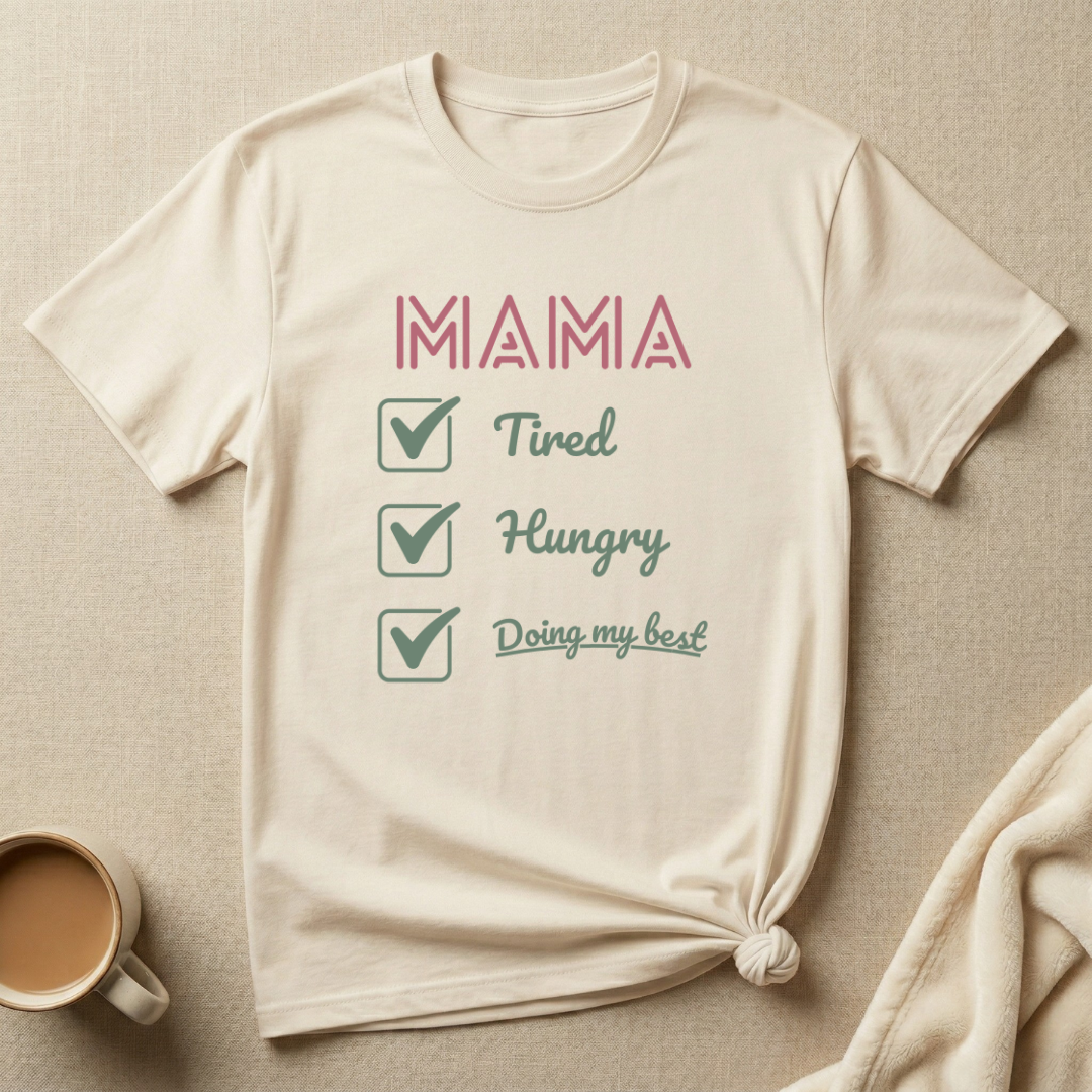 MAMA Checklist Doing my best T-shirt