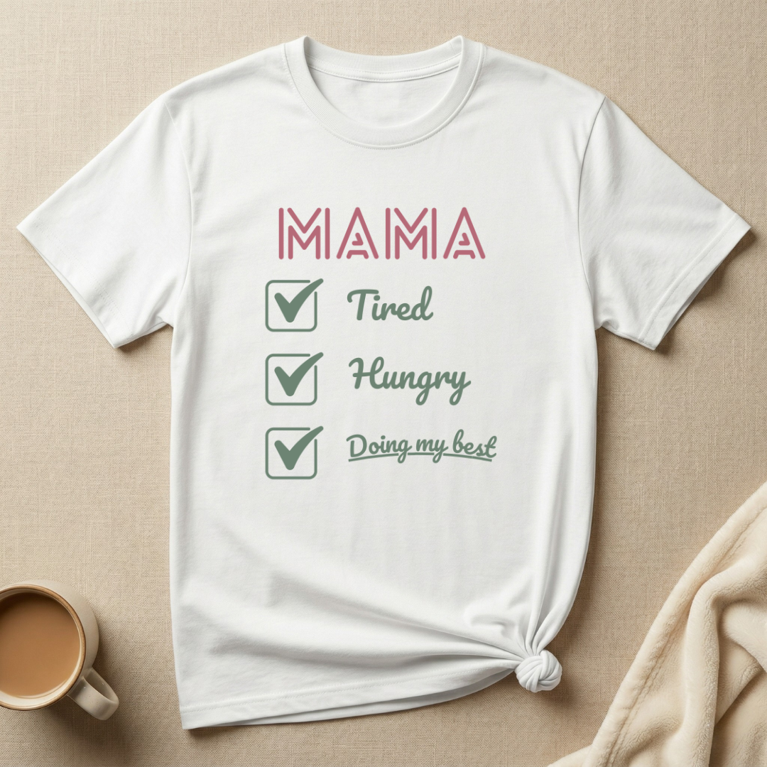 MAMA Checklist Doing my best T-shirt